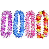 4 Pcs Thicken 41 Inch Hawaiian Leis, 4 Color Lei For Graduation Party, Dance Party, Photo Prop In Outdoors(4Pcs 4Color)