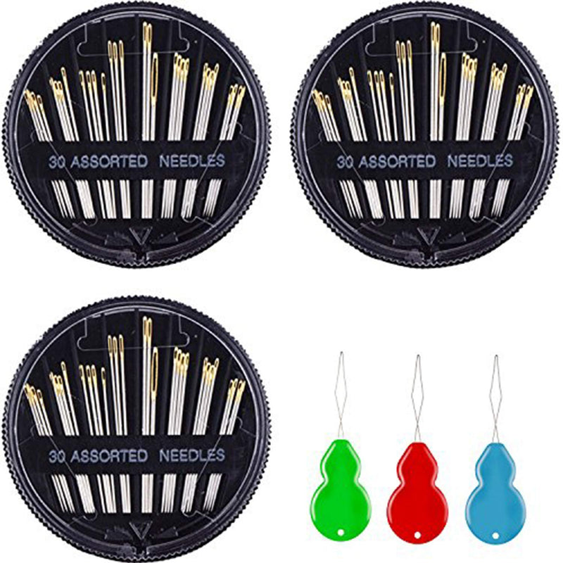 30-Count Assorted Hand Needles, 3 Pack
