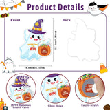 Halloween Scratch Off Cards 30 Pcs Cute Ghost Halloween Party Game Scratch Off Cards For Kids Adults, Trick Or Treat Halloween Party Game Card With Stickers Party Supplies