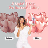 Balloon Shine Spray, 450Ml, High-Gloss Finish, Waterproof, Smudge-Free, For Party Decorations, Weddings, Events (1, 2Packs-450Ml*2)