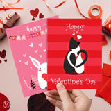 Valentine'S Day Greeting Cards, Valentines Red And Pink Blank Foldover Cardstock For Greetings, Invitations, Announcements | 4.25 X 5.5" | 5 Red Valentine Cards, 5 Pink Cards And 10 White Envelopes