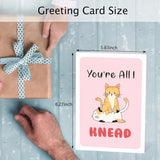 Cat Valentines Day Cards, Valentine'S Day Gift For Him Her, Happy Vday Greeting Card For Boyfriend Girlfriend Mom Dad Friends, Anniversary Valentines Card For Wife Husband, Love Cards For Cat Lovers