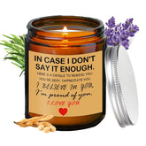 Christmas Scented Candle, Valentine'S Day Gifts For Her, Him, Funny Wedding Gifts For Men, Women, Boyfriend, Girlfriend, Husband, Wife, Birthday, Lavender Scented Candle