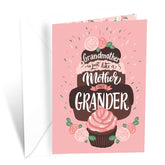 Grandma Mother'S Day Card, Made In America, Eco-Friendly, Thick Card Stock With Premium Envelope 5In X 7.75In, Packaged In Protective Mailer