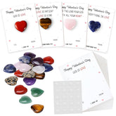 40 Set Christian Valentine'S Day Cards Religious John 3: 16 Greeting Cards With Heart Stones Keepsake Valentine Exchange Gifts For Party Favors
