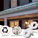 100 Pcs Christmas Light Clips, Gutter Hanger Hooks Outdoor Holiday Light Clips S Clips For Christmas Indoor Outdoor Decoration String Lights, Rope Lights, Weatherproof Outdoor Mini Lights Clips
