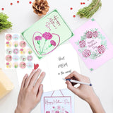 24 Pack Embossed Happy Mothers Day Cards With Envelopes Floral Mother'S Day Gift Cards Blank Inside