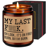 Candles Cool Presents, Funny Relaxation Gifts For Women Men Mom Coworker Friend Boss, Cool Birthday Fun Presents For Her, Valentines Sarcastic Office Relaxing Gifts For Women Nerd Cousin
