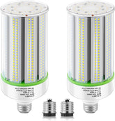 2 Pack 80W LED Corn Light Bulbs E26 E39 Base 5000K Daylight AC110-277V Metal Halide HID CFL Replacement