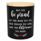 Thank You Gifts For Women Men - Be Proud Long Lasting Vanilla Lavender Candle 10Oz - Teachers Day Birthday Inspirational Appreciation Retirement Gifts For Coworkers Boss Employee Teachers Nurse