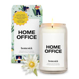 Scented Candles For Home (Home Office) - 13.75 Oz Long-Lasting Natural Soy Wax Blend Jar Candle Gifts For Women & Men, 60-80 Hours Burn Time - Notes Of Fresh Air, Water Lilies & Amber