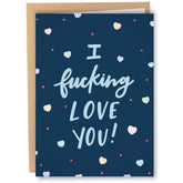 Funny Anniversary Cards For Husband Or Wife - Naughty Birthday Card For Men Or Women - Valentine'S Day Cards For Him Or Her - I Love You Dirty