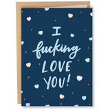 Funny Anniversary Cards For Husband Or Wife - Naughty Birthday Card For Men Or Women - Valentine'S Day Cards For Him Or Her - I Love You Dirty