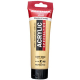 Talens Japan T1709-802 498353 Talens Acrylic Paint, Amsterdam Acrylic Color, Light Gold, 4.2 fl oz (120 ml)
