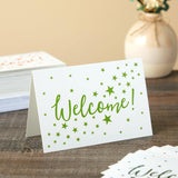 Welcome Cards - 36 Count, 4 X 6 In, 250 Gsm Cardstock, Star Pattern - Envelopes Included & Welcome Note Cards For Guests & Employees
