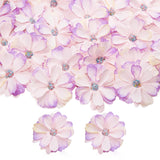 60 Pcs Artificial Daisy Flower Heads, Red Artificial Daisies Flower Heads For Crafts, 1.7 Inch Fake Daisies Faux Daisy Flowers For Wreath Diy Wedding Home Party Decor,Lilac