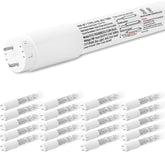 20 Pack 4FT T8 LED Hybrid Tubes 18W 2400LM 5000K Type A B G13 Fluorescent Replacement