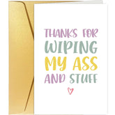 Funny Mother'S Day Card For Mom, Rude Greeting Card For Mom Dad, Mother'S Day Or Father'S Day Card From Daughter Son, New Mom Card, New Dad Card