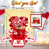 Pop Up Valentines Card, 3D Valentines Day Gift Cards, Valentines Day Gifts