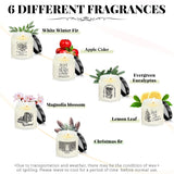 6 Pcs Book Lover Gifts Valentines Bookish Gifts 3.5 Oz Scented Reading Candle For Her Book Club Bookworm Reader Librarian Writer Office Staff National Books Month Party, 6 Style(Fresh Scent)