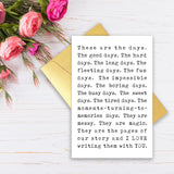 Heartfelt Valentine'S Day Card For Women Men, Romantic Anniversary Card&Gift For Husband Wife Couple Partner Spouse, Love You Card For Boyfriend Girlfriend, I Love You Cards For Fiance Fiancee Him Her