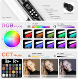 TLX1 RGB Tube Light Portable LED Video Light with App Control Rechargeable Magnetic Design