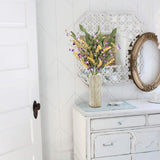 4Pcs Artificial Flowers Bundles Wild Flowers Bouquet Artificial Greenery Shrubs Floral Arrangement Faux Flowers Decor Indoor For Spring Farmhouse Home Kitchen Table Centerpieces Decoration