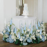 6Pcs Delphinium Artificial Flowers 36.22In Silk Flowers Snapdragon Flowers Hyacinth Artificial Flowers Long Stem Flowers For Wedding Home Floral Centerpieces Decor(Light Blue)