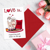 Funny Valentines Day Card - Naughty Valentines Day Card For Him Her Anniversary Birthday Gift With Envelope For Boyfriend Girlfriend Husband Wife Old Women Men Parents