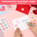 24 Pack Valentines Day Cards, Funny Valentines Card With Envelopes & Stickers, 6 Designs Valentine Cards For Kids Classroom, School, Adults, Family, Friends, Happy Love Notes For Him & Her