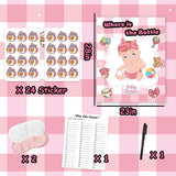 Pin The Pacifier On The Baby Game - Shower Games, Funny Activities, Party Supplies Favors For Adults, Girl, Boy