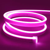 16.4FT Pink LED Neon Flex Strip Light 12V Waterproof Silicone Rope Light Indoor Outdoor Decor