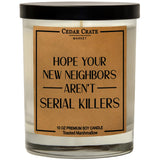 House Warming Gifts New Home - Funny Housewarming Gifts For Women, Men - Small, New Old House, First Apartment, Hello Neighbor, Closing For Buyers, Welcome Decorations, 100% Soy Candle