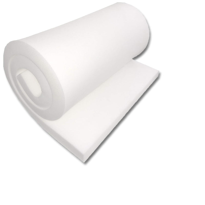 High Densiy 1X36X96 Upholstery Foam, White