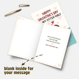 Cute Otter Valentine’S Day Card For Him Her, Romantic Valentine'S Day Gifts For Couple Spouse Partner Boyfriend Girlfriend