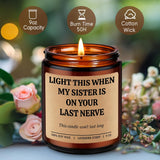 Candles, Brother In Law Gifts, Birthday, Wedding, Valentines Day Funny Gifts For Brother In Law From Sil, Cool Presents Ideas For Future Bil, Sisters Boyfriend Or Husband, Married Sister
