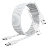 2 Pack Apple MFi Certified 60W USB C to USB C Cable 6FT Woven Fast Charging Cord for iPhone 17 16 15 iPad Galaxy S26 S25