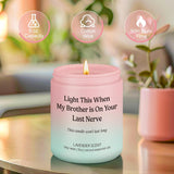 Scented Candle - Sister In Law Gifts - Funny Bridal Shower, Wedding, Valentines Day, Birthday Gifts For Sister In Law, Brother, Brothers Girlfriend, Bride - Happy Birthday Present Ideas For Sil