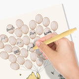 Winnie Baby Shower Decorations-Games-Baby Shwoer Party Decor- Baby Shower Table Sign Centerpieces-Baby Shower Games Pooh Birthday Supplies Party Decorations-Guest Book