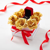 Gold Flowers Artificial Roses - 50-Pack, 3 In, Stemless Silk Rose Heads For Home & Wedding Decor & Faux Bouquets & Floral Accents