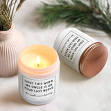Aunt Gifts, Aunt Mothers Day Gift From Niece Nephew, Light This When My Uncle Lavender Scented Candle For Christmas Birthday Wedding Mother'S Day(7 Oz, White)