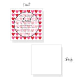 Hot Cocoa Bomb Instruction Cards | 30 Pack | Hot Cocoa Bomb Supplies | White Card With Valentine Design (Square With Hearts)