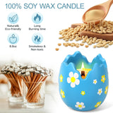 Bluebell Scented Candle For Women - 8.8Oz Spring Scented Candle With Natural Wood Wick, Long-Lasting Burning Soy Candles For Home, Spring Home Decorations Indoor, Perfect Gifts For Women