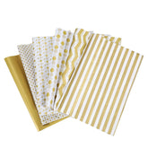 120 Sheets Of Gold Wrapping Tissue Paper, 13.5X20 Inches Gift Wrapping Paper, Carft Party Favor Decoration For Handicrafts (35X50Cm)
