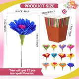 30 Pcs Mexican Table Decorations Fiesta Centerpieces With Paper Platos De Barro Flower Vase For Halloween Day Of The Dead Mexicanos Cielito Lindo Cinco De Mayo Party Tables Decorations
