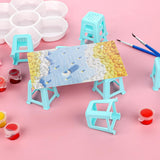 8 Pcs Canvas Stands Paint Stands For Painting Paint Pouring Supplies Canvas Feet Risers, Mini Non-Skip Canvas Support Stands, Plastic Paint Pouring Tools For Painting Supplies