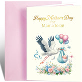 Happy Mothers Day Card For Mother To Be Mom To Be Pregnant Expecting New First Mom Mother'S Day Gift Gifts With Envelope 5X7 Inch Message Inside 1 Pcs