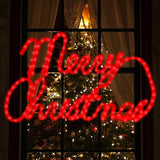24 Inch Christmas Window Silhouette Lights,Merry Christmas Window Silhouette Lights,Double Side Lamp Decoration For Holi