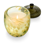Illume Leaves & Acorn Glass Acorn Candle