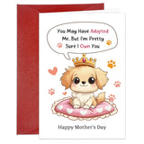 Happy Mother’S Day Card From Dog Puppy Lovely Mothers Day Greeting Card For Dog Mom Gifts Cards For Women Her Funny Mother’S Day Gift For Dog Moms